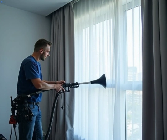 Professional curtain stain removal process equipment Matty Curtain Cleaning glenhaven-nsw
